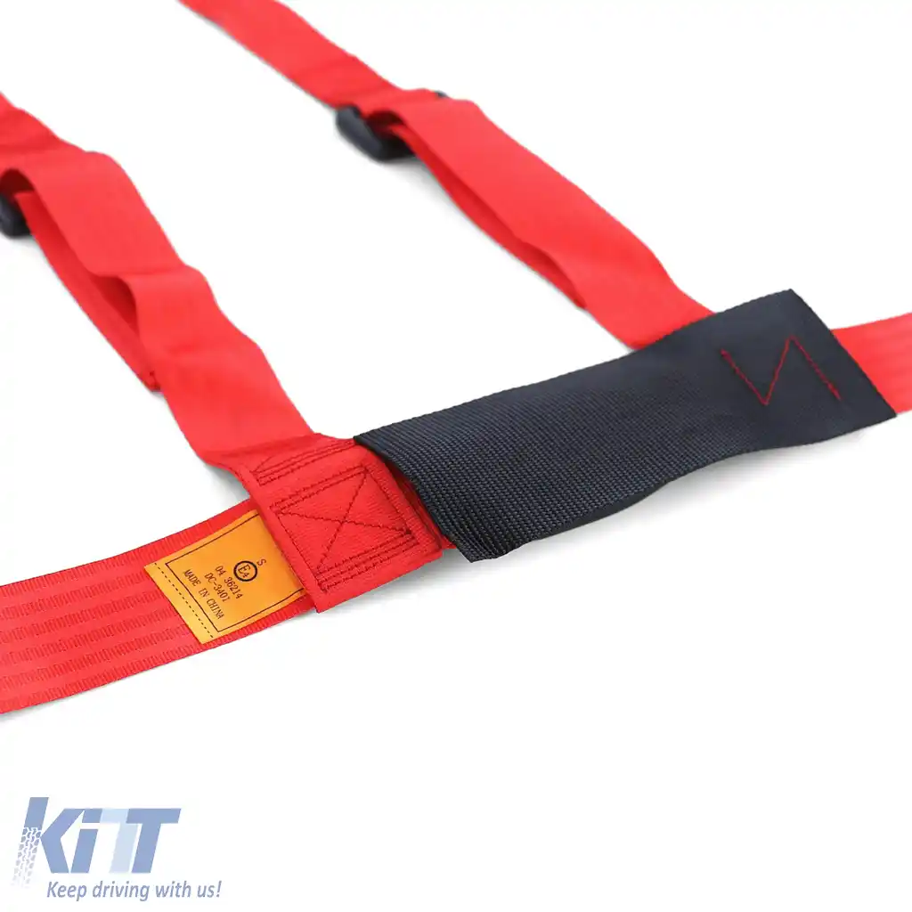 Centura de siguranță Tenzo-R Sport Harness Belt 3 puncte roșie cu marcaj E-image-6190829