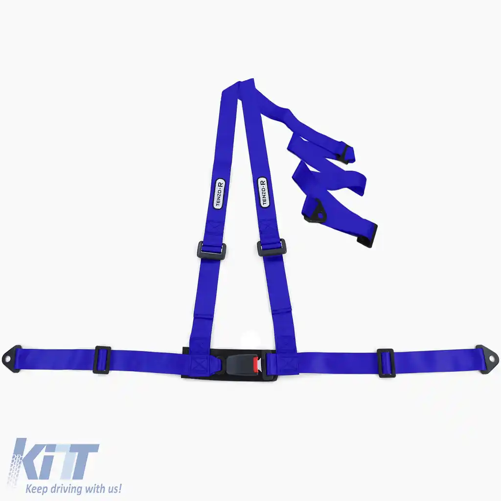 Centura de siguranță Tenzo-R Sport Harness Belt 3 puncte albastră cu marcaj E-image-6192979