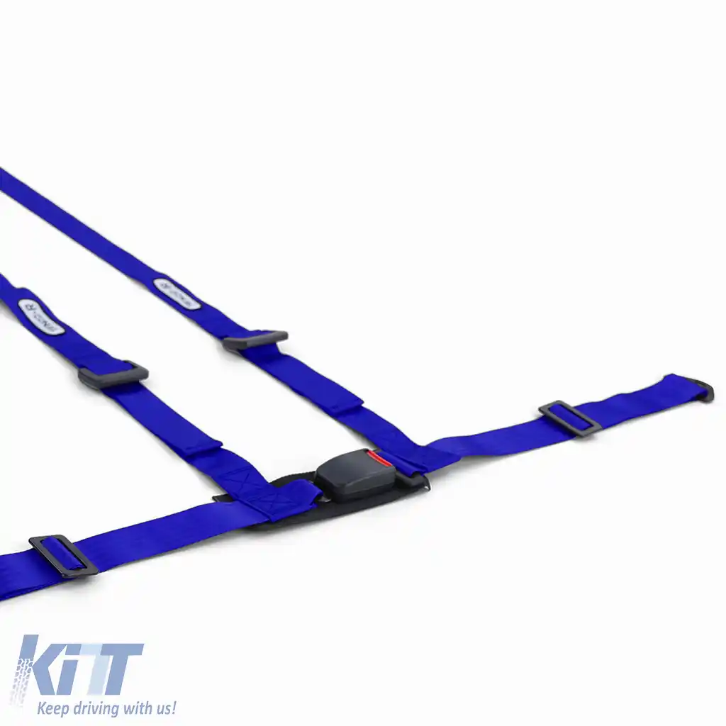 Centura de siguranță Tenzo-R Sport Harness Belt 3 puncte albastră cu marcaj E-image-6192980