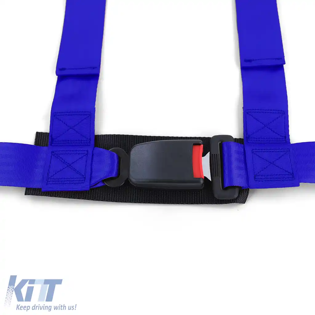 Centura de siguranță Tenzo-R Sport Harness Belt 3 puncte albastră cu marcaj E-image-6192981