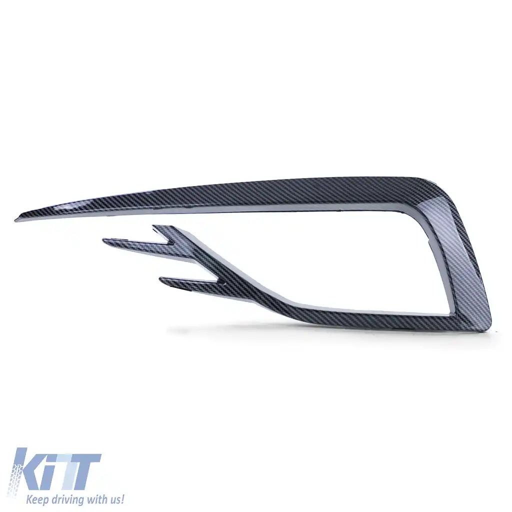 Cercuri pentru lumini de ceață cu aspect de carbon lucios, potrivite pentru VW Golf 7 17-20-image-6191395