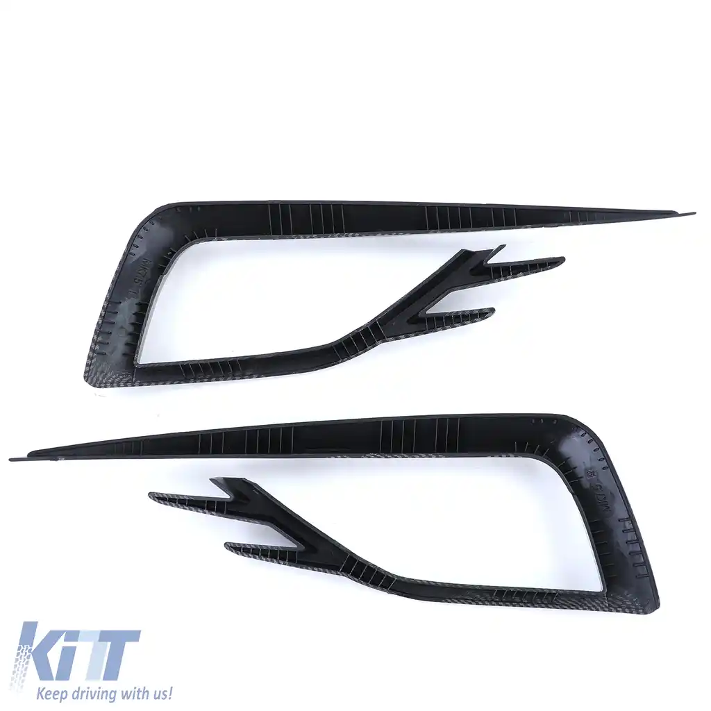 Cercuri pentru lumini de ceață cu aspect de carbon lucios, potrivite pentru VW Golf 7 17-20-image-6191399