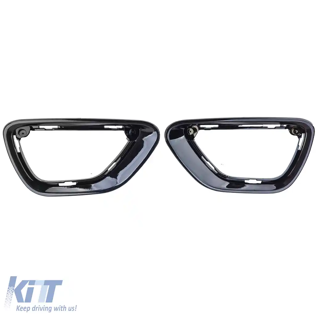 Cercuri pentru lumini de ceață lucioase negre, potrivite pentru Jeep Grand Cherokee WK2 14-17-image-6204903