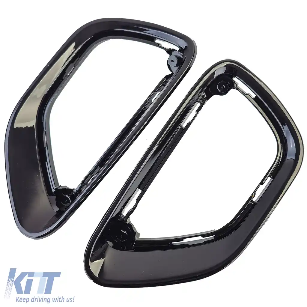 Cercuri pentru lumini de ceață lucioase negre, potrivite pentru Jeep Grand Cherokee WK2 14-17-image-6204905