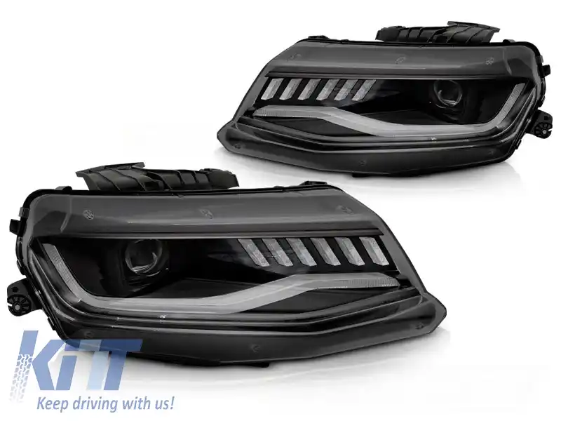 CHEVROLET CAMARO 16-18 HID SEQ NEGRU