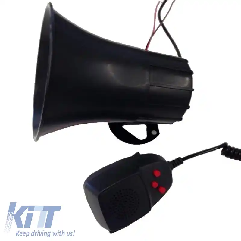 Claxon potrivit pentru 3 sunete cu microfon de 50Watt-image-6295198