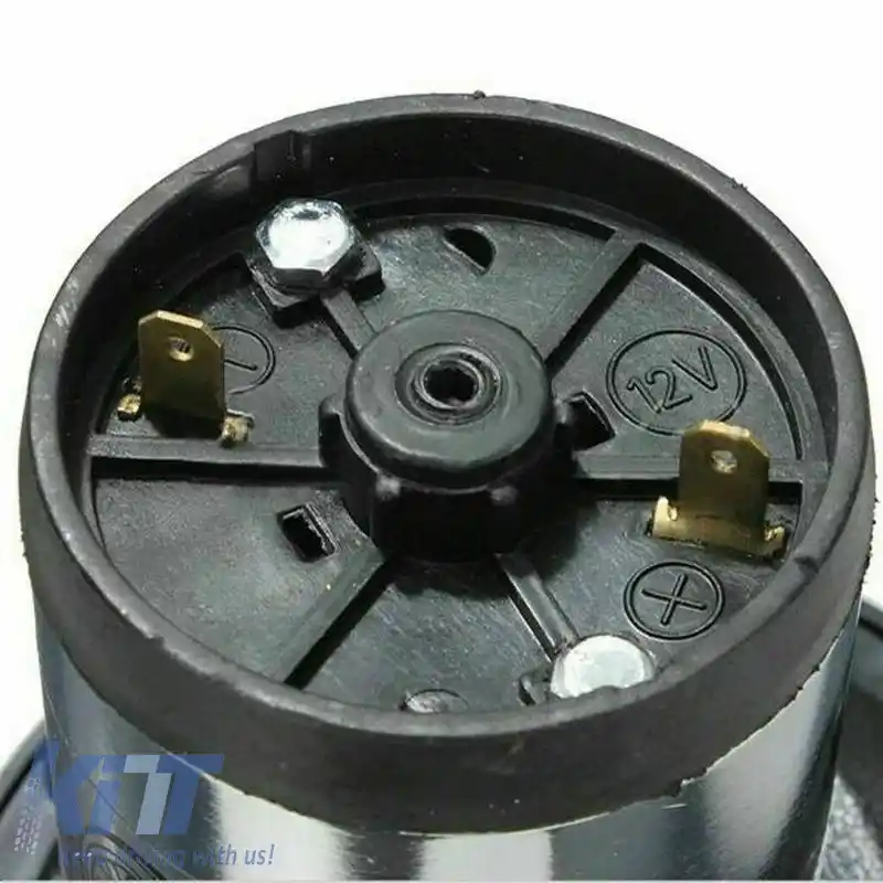 Claxon Vintage Old Timer potrivit pentru 12 Volți 110db 490Hz Roșu-image-6314926