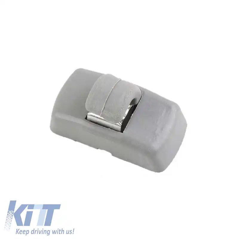 Clip de parasolar potrivit pentru VW Golf 3, 4, Lupo, Caddy 9K, Polo 6N 1 bucată gri-image-6316234
