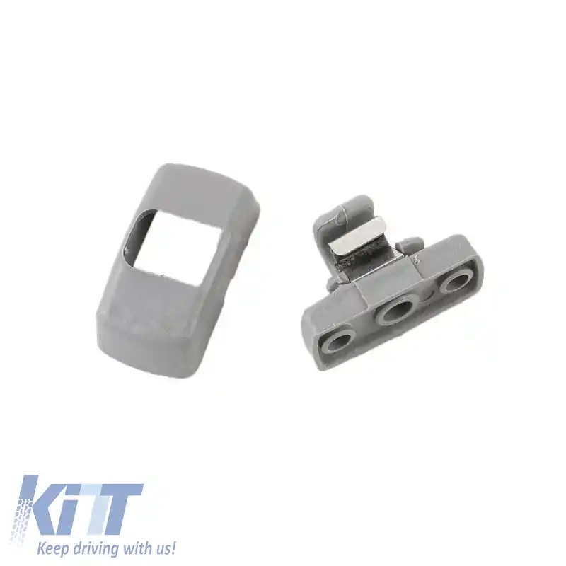 Clip pentru parasolar potrivit pentru VW Golf 3, 4, Lupo, Caddy 9K, Polo 6N 1 bucată gri-image-6315142