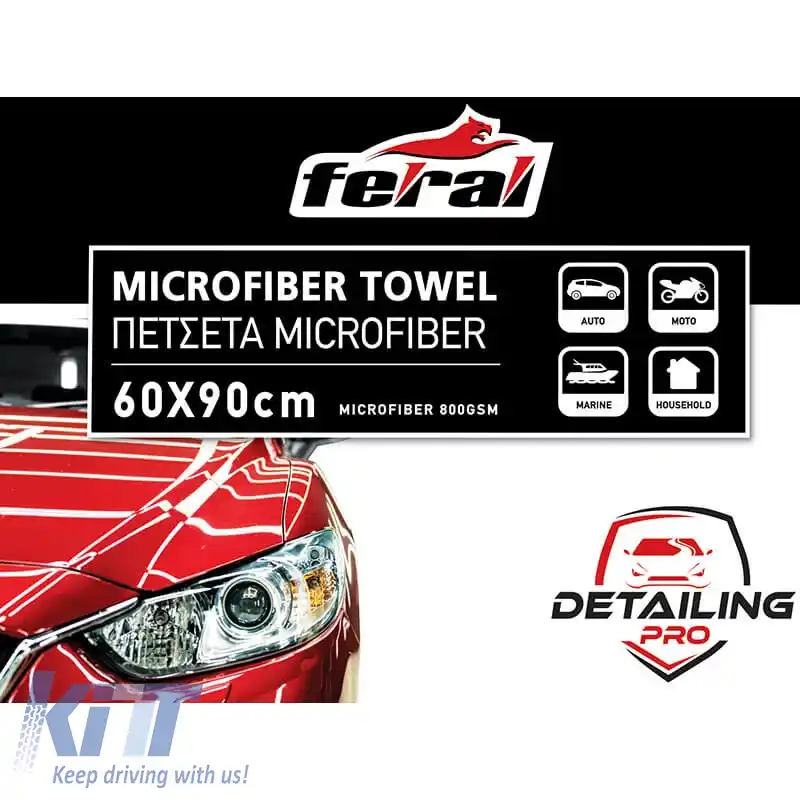 Cloș Microfibra Feral Detailing Pro 60x90cm 1 Bucată 25534-image-6311164