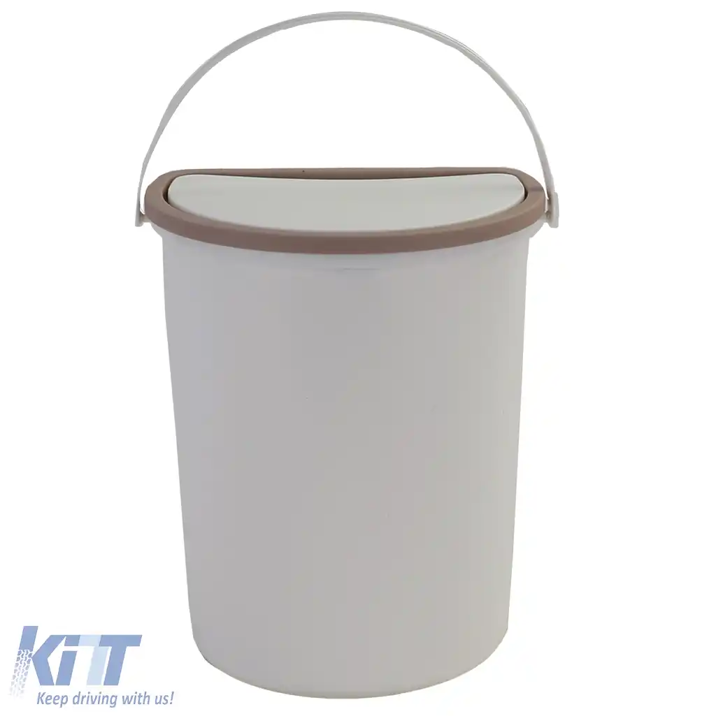 Coș de gunoi cu capac, potrivit pentru camping, bărci, rulote-image-6206684