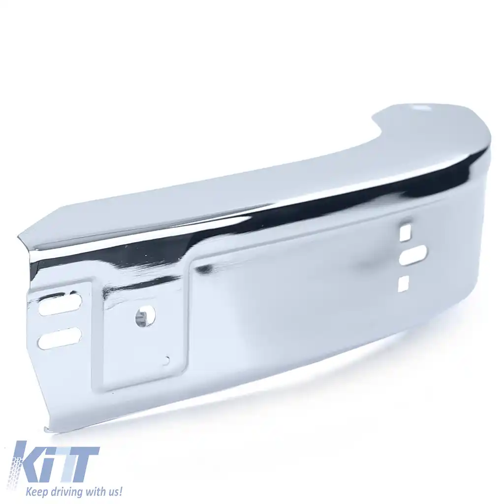 Colț cromat pentru bara frontală dreaptă, potrivit pentru BMW Seria 3 E30 82-87-image-6206568