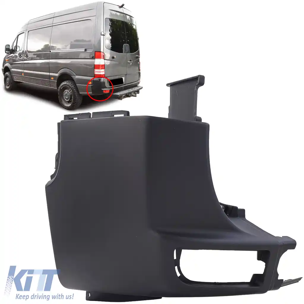 Colț de bara spate stânga potrivit pentru Mercedes Sprinter W906 și VW Crafter 2E 2006-18