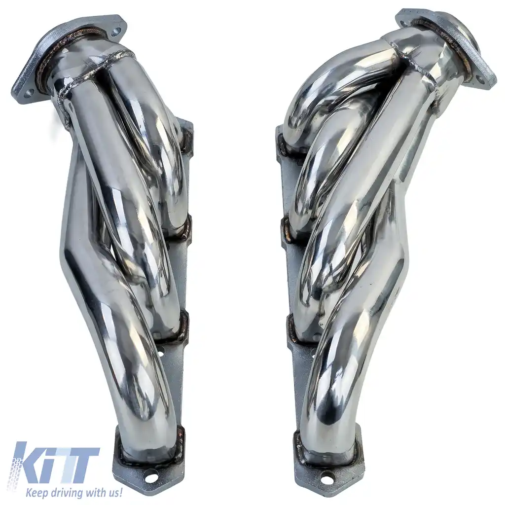 Colectoare de admisie din oțel inoxidabil lustruit, potrivite pentru Ford Mustang 1986-1995 5.0L-image-6259162