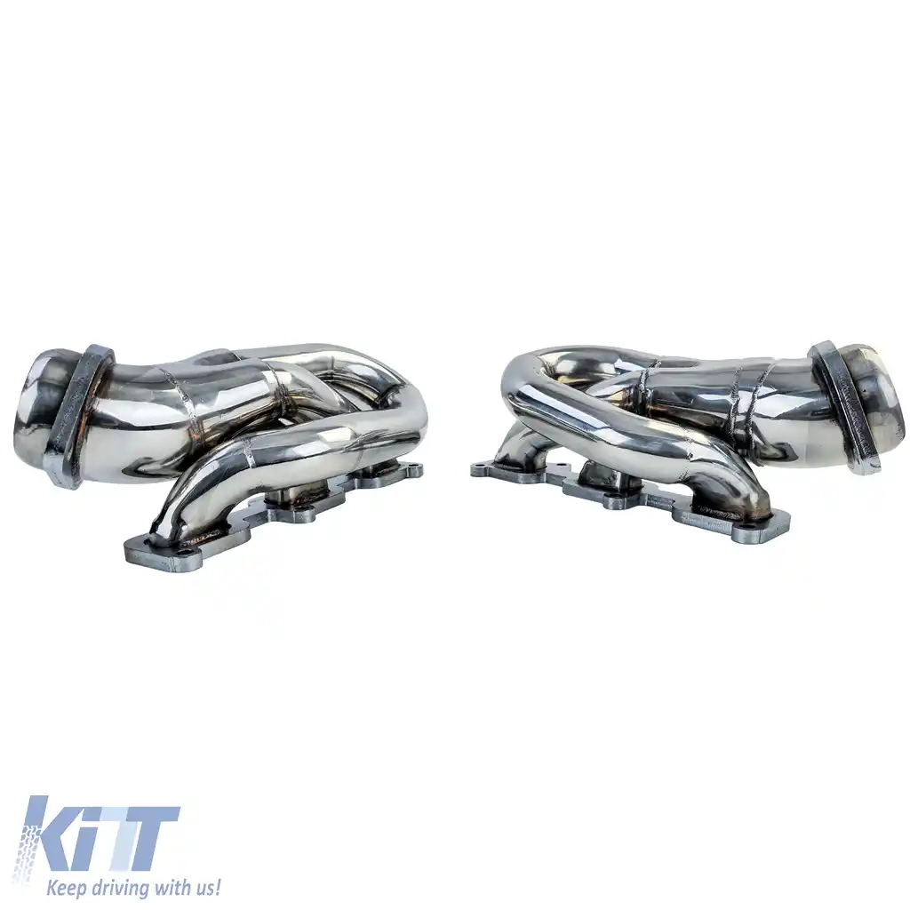 Colectoare de evacuare din oțel inoxidabil, lustruite, potrivite pentru Ford Mustang 3.7 V6 D2C 2011-2015-image-6259152