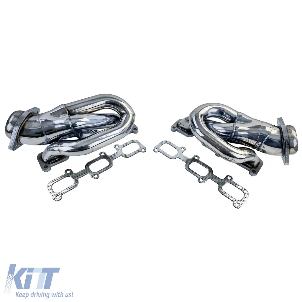 Colectoare de evacuare din oțel inoxidabil, lustruite, potrivite pentru Ford Mustang 3.7 V6 D2C 2011-2015-image-6259153