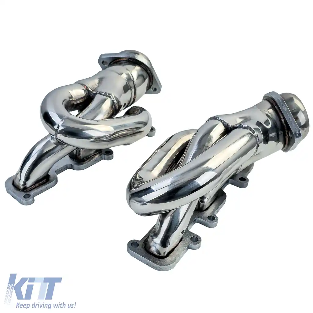 Colectoare de evacuare din oțel inoxidabil, lustruite, potrivite pentru Ford Mustang 3.7 V6 D2C 2011-2015-image-6259154