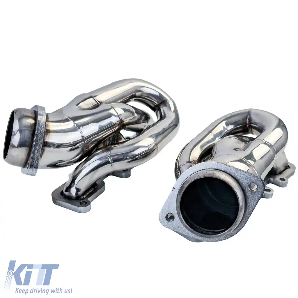 Colectoare de evacuare din oțel inoxidabil, lustruite, potrivite pentru Ford Mustang 3.7 V6 D2C 2011-2015-image-6259156