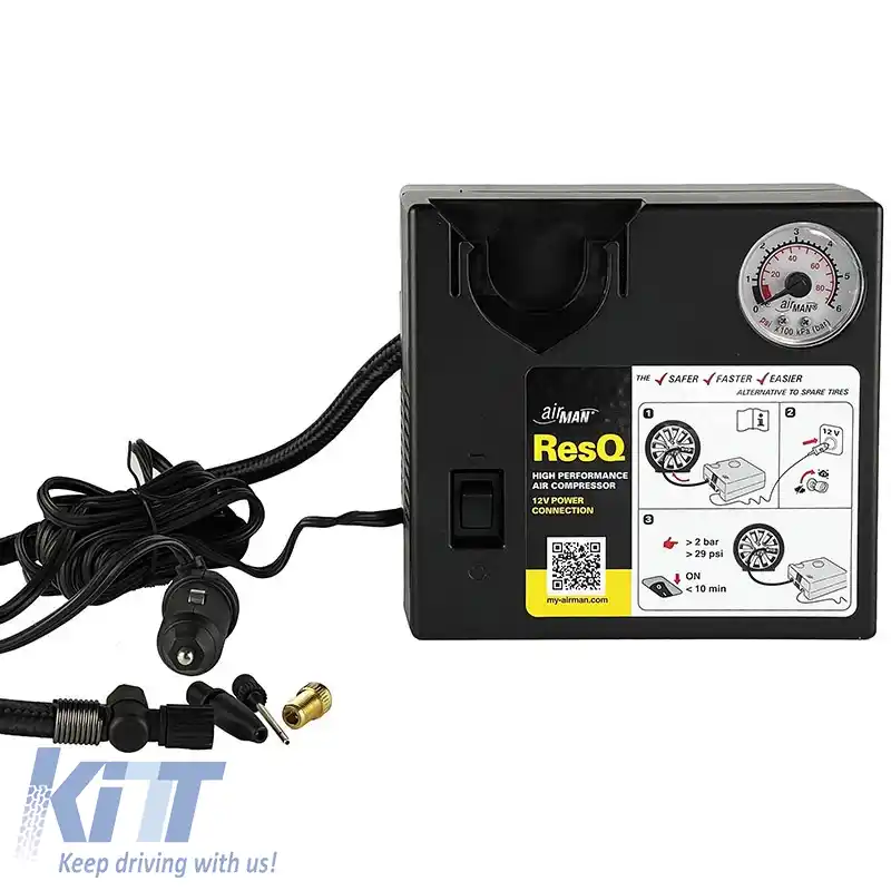 Compresor de aer AirMan ResQ 12V cu manometru 51-051-001 15152-image-6302115