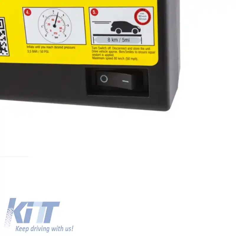 Compresor de aer AirMan ResQ Max potrivit pentru utilizare cu manometru și geantă de transport 58-080-image-6293816