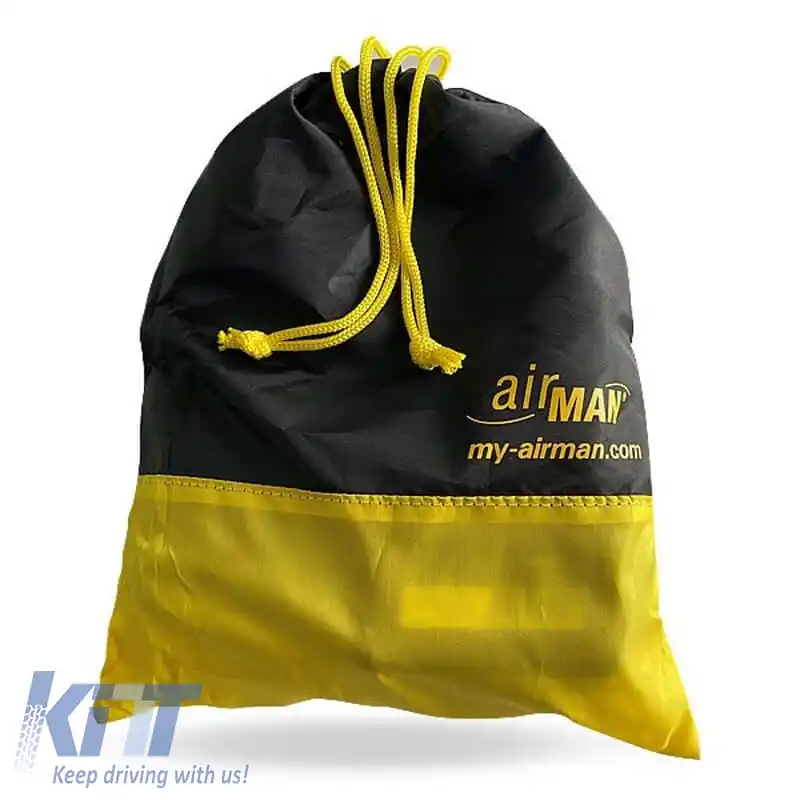 Compresor de aer AirMan ResQ Scout VT 12V cu manometru și sigilant pentru anvelope 100ml 76-086-005-image-6293836