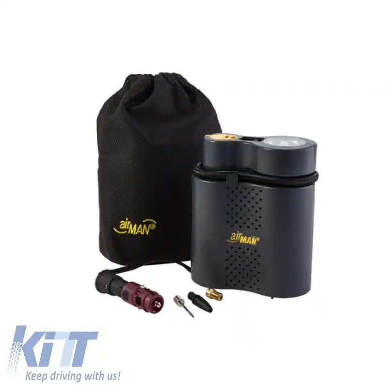 Compresor de aer AirMan Tour 12V cu manometru 52-074-image-6293800