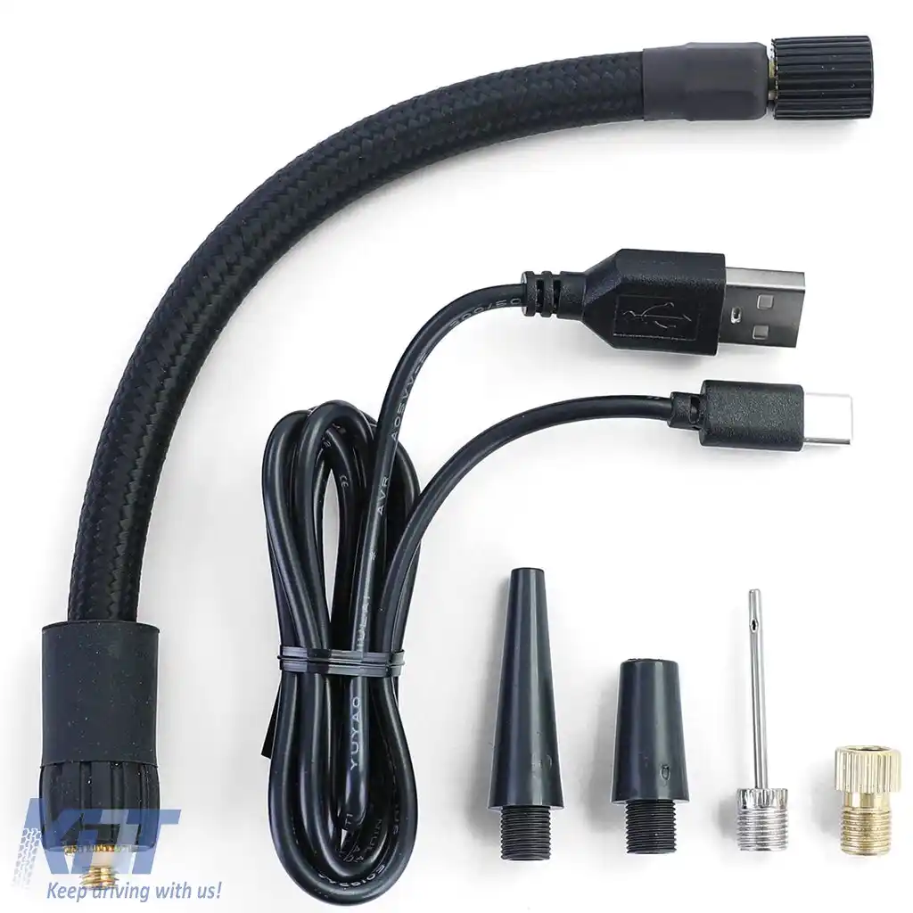 Compresor de aer cu baterie, pompă cu display, bancă de alimentare, lanternă-image-6205125