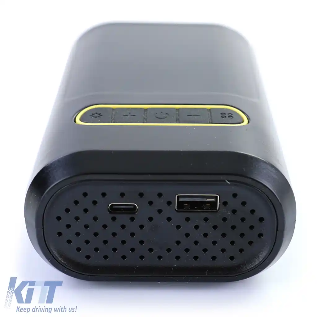 Compresor de aer cu baterie, pompă cu display, bancă de alimentare, lanternă-image-6205128