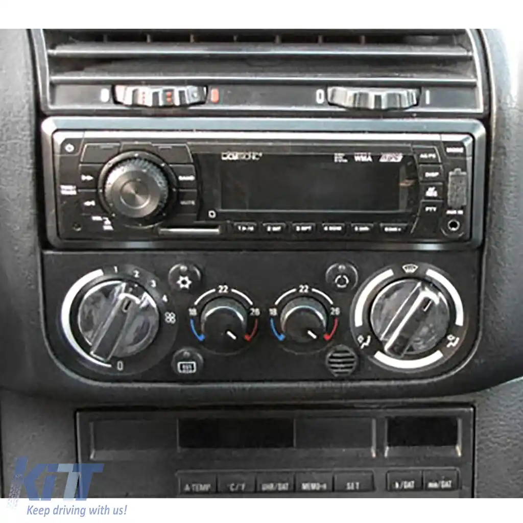 Comutator rotativ pentru ventilație și încălzire cromat, 2 bucăți, potrivit pentru BMW Seria 3 E36-image-6210228