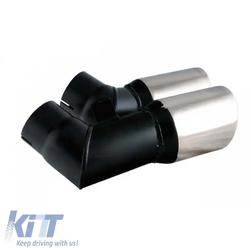 Conductă de evacuare dublă look GTI potrivită pentru VW Golf V (5) TDI 4008GTI 1 Pc-image-6295686