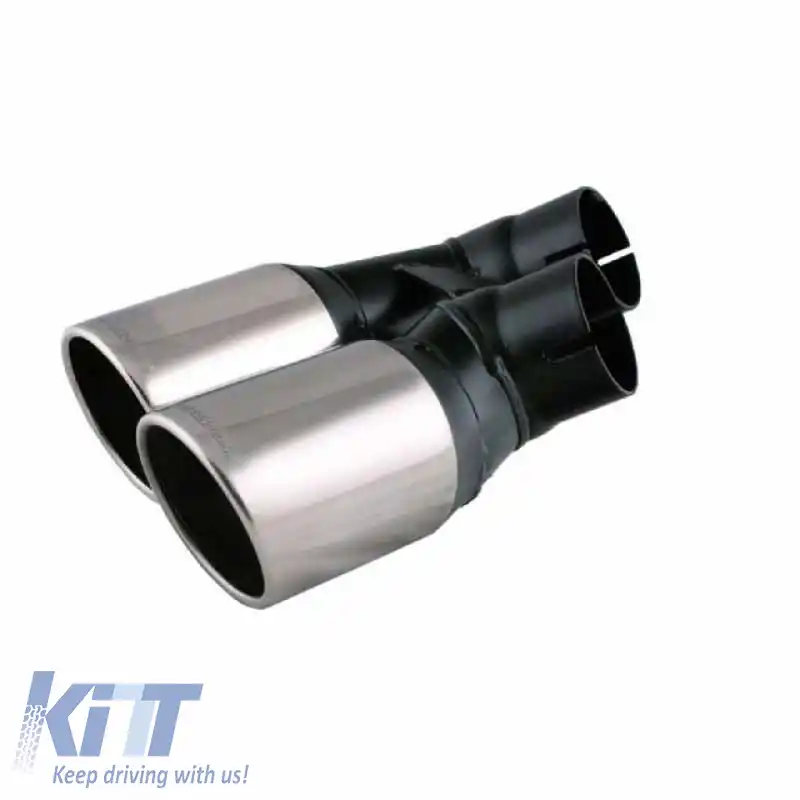 Conductă de evacuare dublă look GTI potrivită pentru VW Golf V (5) TDI 4008GTI 1 Pc-image-6295689