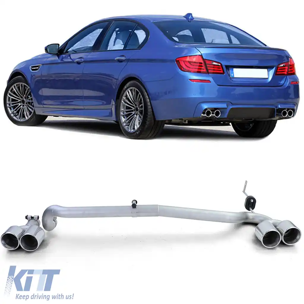 Conductă de evacuare duplex cu aspect sport pentru BMW Seria 5 F10 F11 520 525 528 530