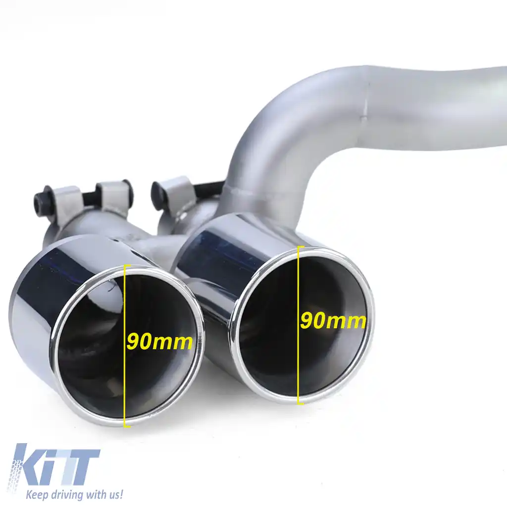 Conductă de evacuare duplex cu aspect sport pentru BMW Seria 5 F10 F11 520 525 528 530-image-6195451