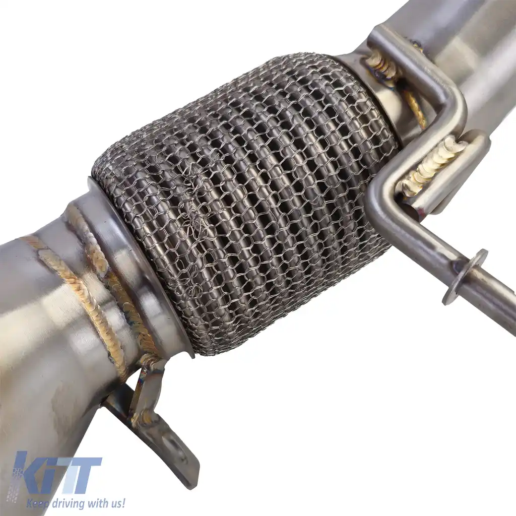 Conductă de înlocuire din oțel inoxidabil pentru motorsport, potrivită pentru BMW Seria 5 F10 F11 N20 520i 528i-image-6206788