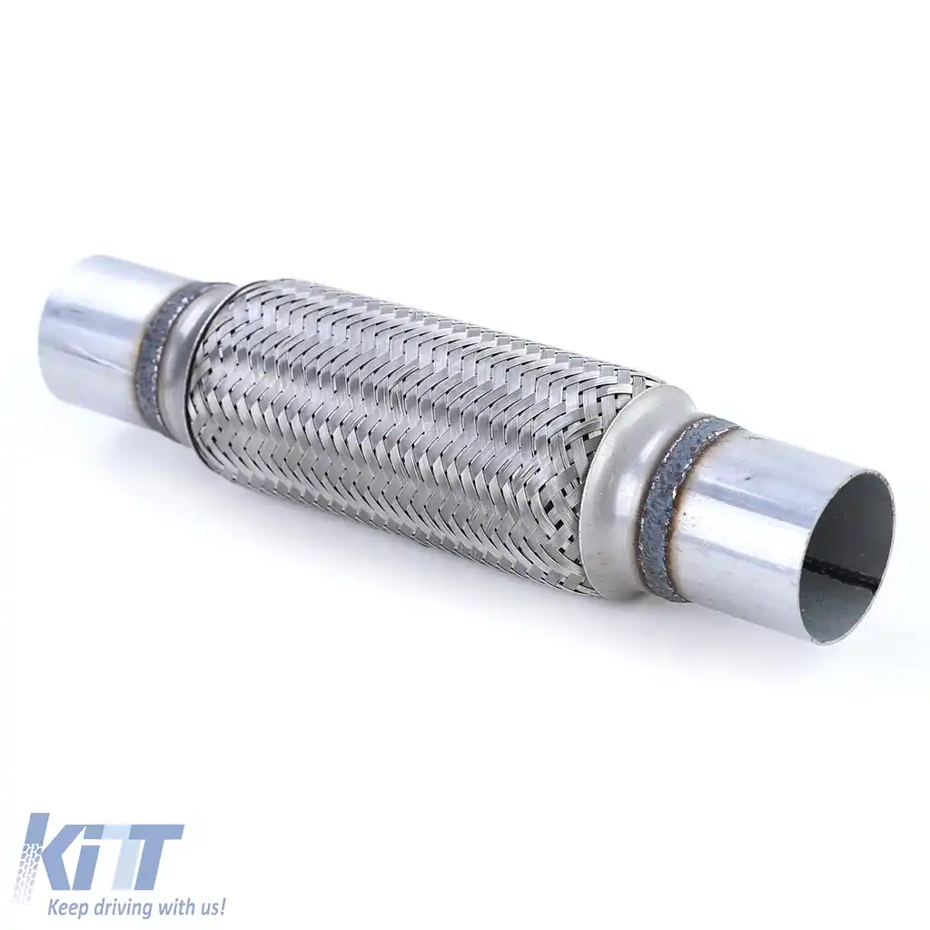 Conductă flexibilă de gaz de eșapament, manifold, conductă de evacuare cu mufă universală 55x300mm-image-6196043