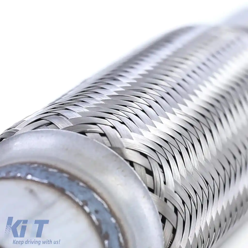 Conductă flexibilă de gaz de eșapament, manifold, conductă de evacuare cu mufă universală 55x300mm-image-6196045