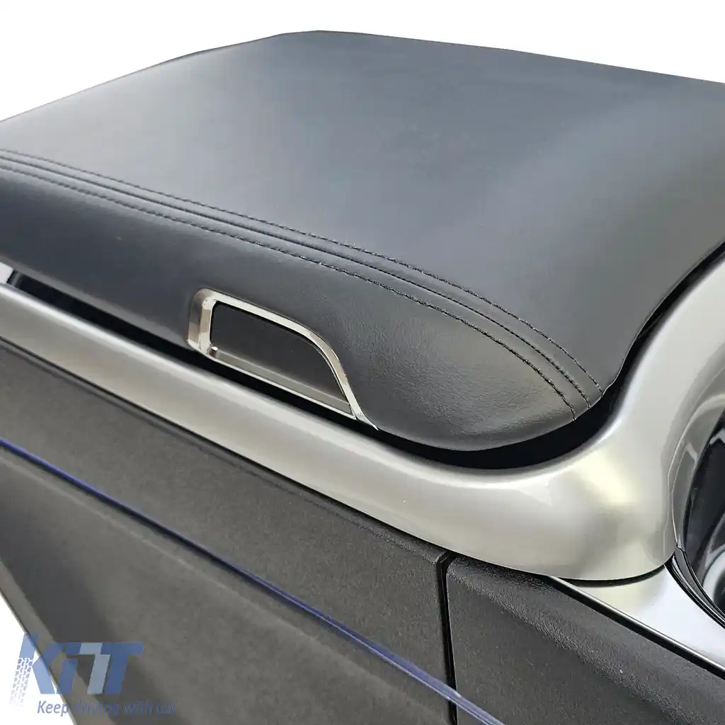 Console central de lux neagră cu frigider, potrivită pentru Mercedes V-Class W447 14-23-image-6207528