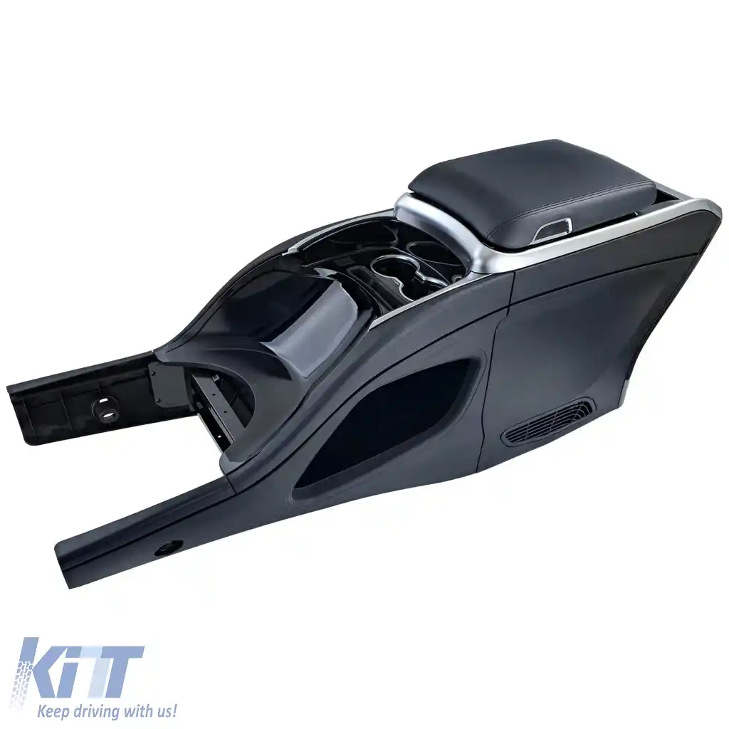 Console central premium neagră potrivită pentru Mercedes V-Class W447 automat 14-23-image-6326804
