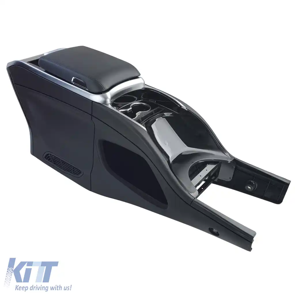 Console central premium neagră potrivită pentru Mercedes V-Class W447 automat 14-23-image-6326805