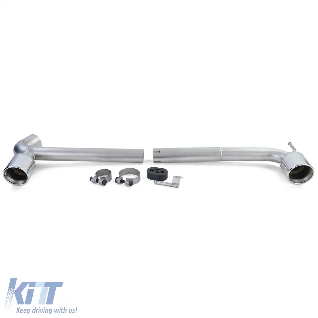 Converie duplex pentru țeava de eșapament se potrivește pentru BMW F30 F31 316 318 320 F32 F33 F36 418 420-image-6200982