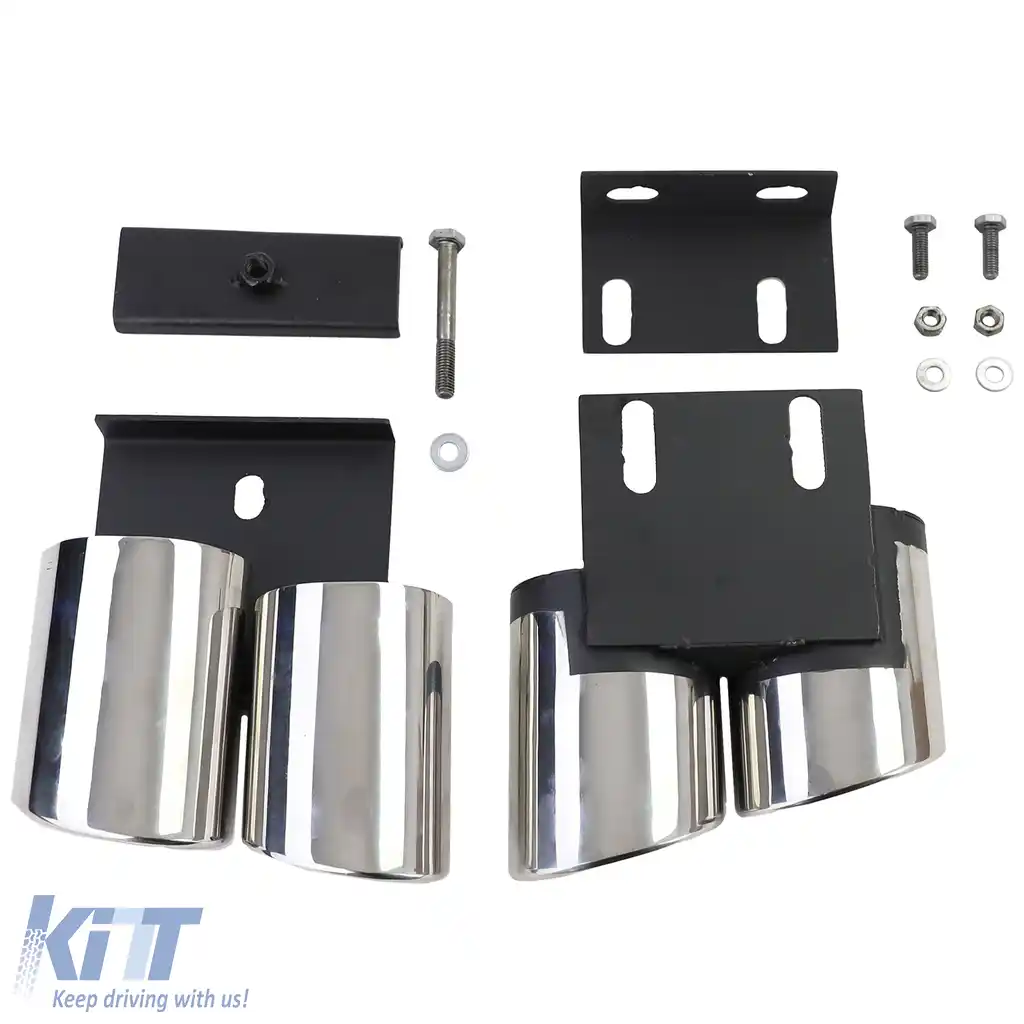 Conversie a țevii de eșapament cu dummy la aspectul S cu 4 țevi pentru Audi A3 8V 1.4 1.8 2.0-image-6209584