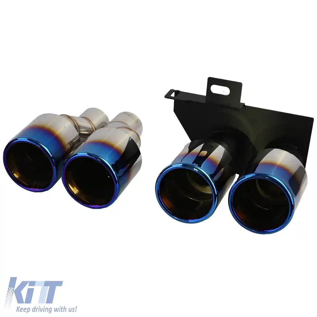 Conversie difuzor spate + țevi de eșapament din titan potrivite pentru BMW F10 F11 520 523 525 528 530-image-6201425