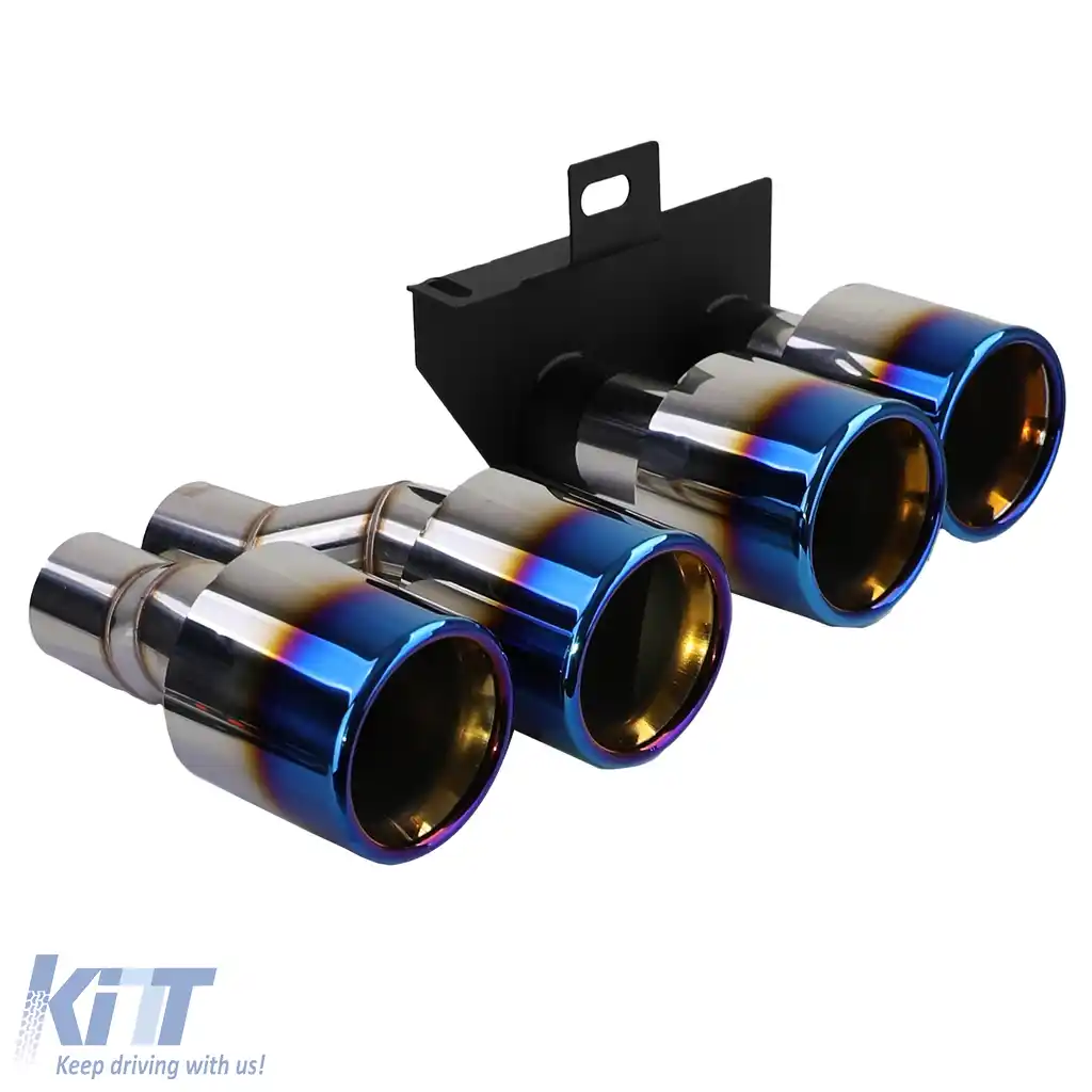 Conversie difuzor spate + țevi de eșapament din titan potrivite pentru BMW F10 F11 520 523 525 528 530-image-6201593