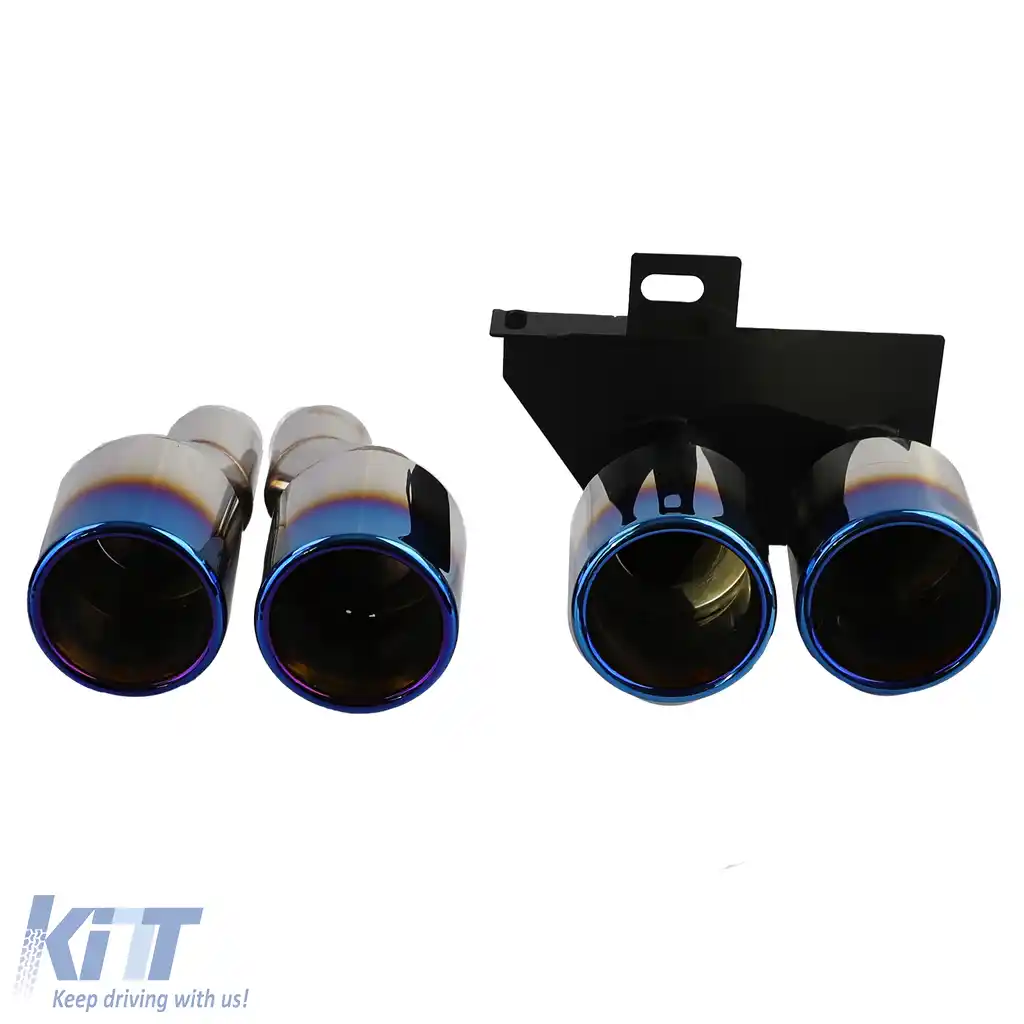 Conversie difuzor spate + țevi de eșapament din titan potrivite pentru BMW F10 F11 520 523 525 528 530-image-6201594