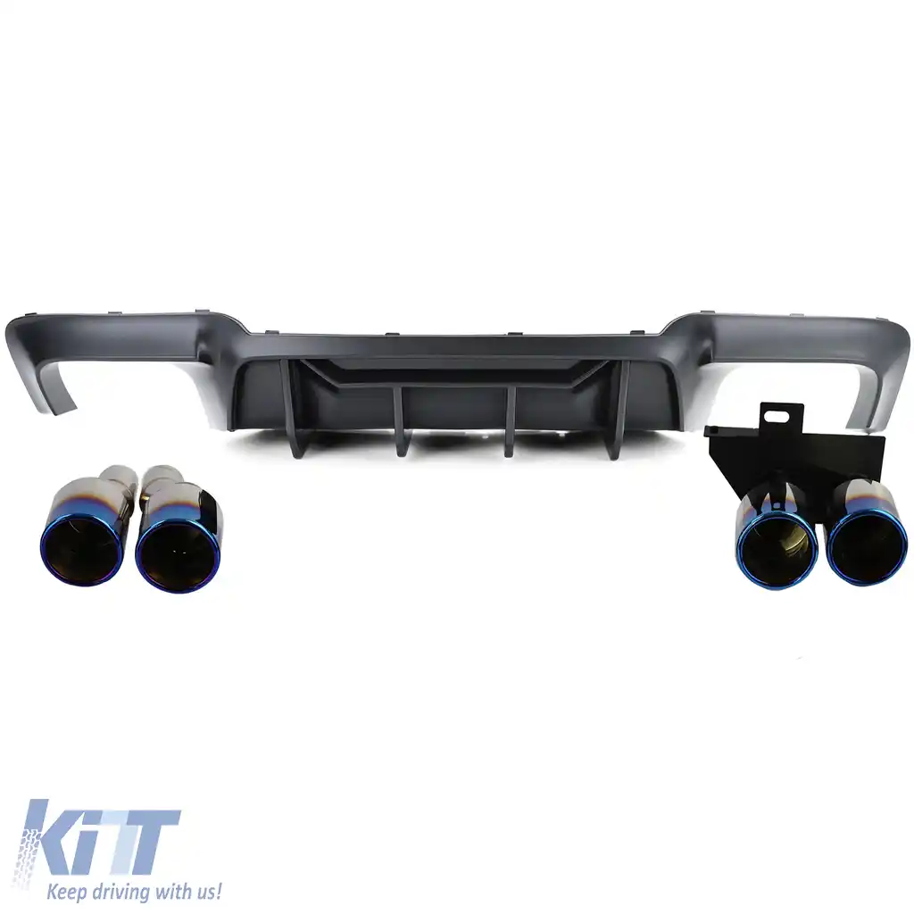 Conversie difuzor spate + țevi de eșapament din titan pentru BMW Seria 5 F10 F11 520 523 525 528 530-image-6204502