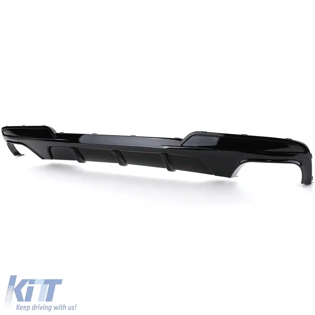 Conversie difuzor spate + țevi de eșapament cromate potrivite pentru BMW F10 F11 520 523 525 528 530-image-6203506