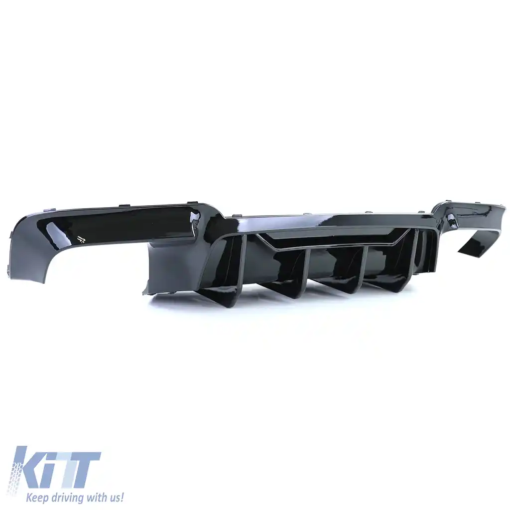 Conversie difuzor spate + țevi de eșapament cromate potrivite pentru BMW F10 F11 520 523 525 528 530-image-6207386