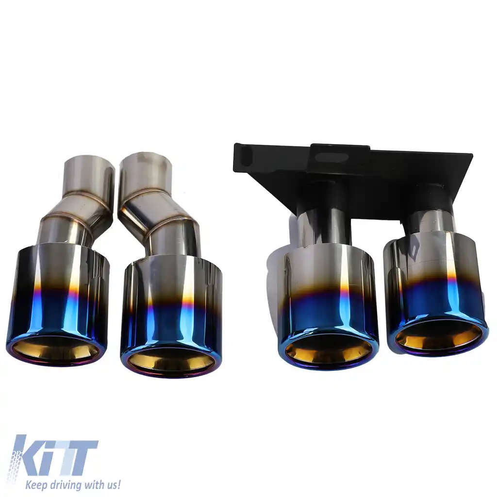 Conversie duplă a țevii de evacuare duplex din titan, potrivită pentru BMW F10 F11 520 523 525 528 530-image-6198852