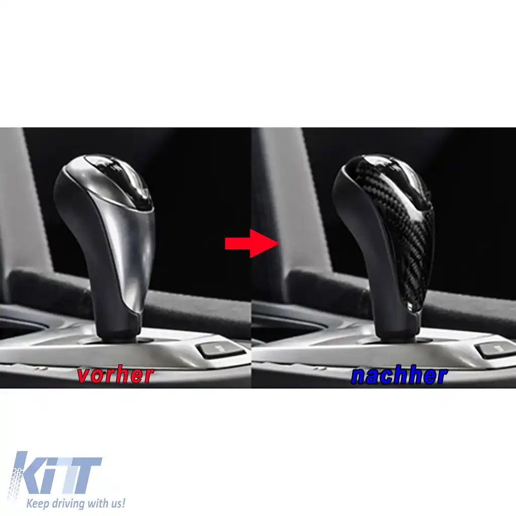 Coperți din carbon real pentru mânerele automate ale schimbătorului de viteze, potrivite pentru BMW X6M F86 2015-2018-image-6205771
