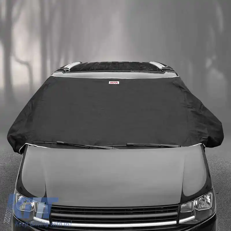 Copertină de umbră exterioară potrivită pentru parbrizul din față cu magneți potrivită pentru Jeep & Van APA 340 x 97 cm-image-6328329